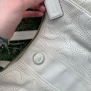 White coach purse